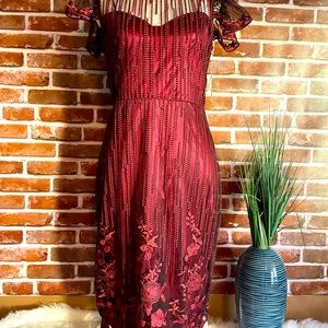 Beautiful Wine colored Taylor Dress